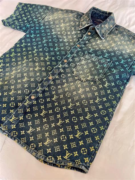 lv rainbow shirt|louis vuitton t shirts.